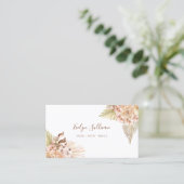 Boho Perach Flowers visitekaartje (Staand voorkant)