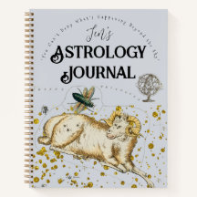 Boho Persoonlijke naam Astrologie Journal Planner
