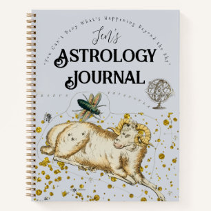 Boho Persoonlijke naam Astrologie Journal Planner Notitieboek