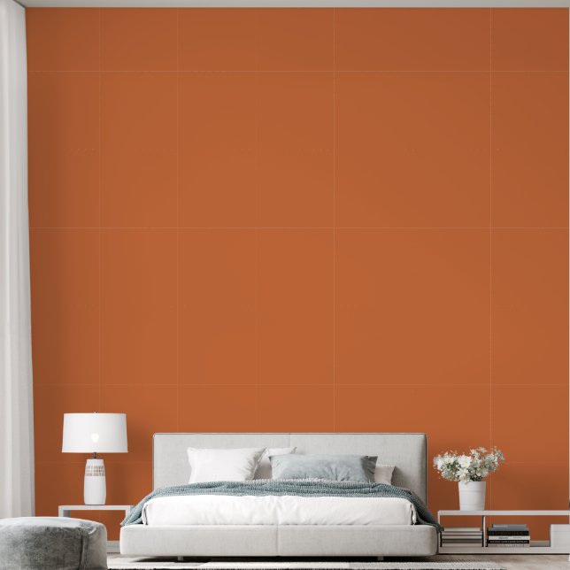Boho  Perzik Houndstooth Behang (Slaapkamer)