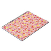 Boho Perzik Pastel Bloemmotief Notitieboek (Linkerzijde)