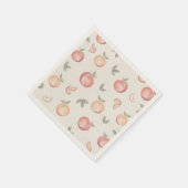 Boho perzik Verjaardag of baby shower Servet (Hoek)