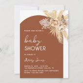 Boho Photo Arch Baby shower Kaart (Voorkant)