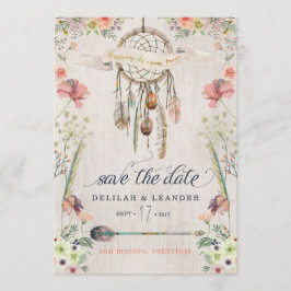 Boho Photo Dreamweaver Save the Date Cards