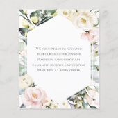 Boho Photo Pharmacy School Afstuderen Aankondiging (Achterkant)