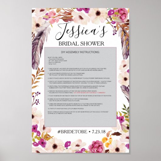 Boho Photo Prop Poster Lijst (Voorkant)