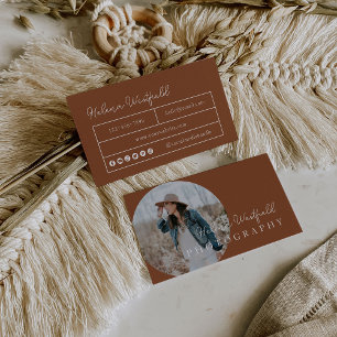 Boho Photo Small Visitekaartje