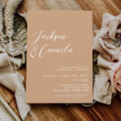 Boho Photo Wedding Kaart