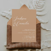 Boho Photo Wedding Kaart