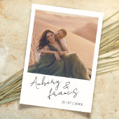 Boho Photo Wedding Nodig Modern Minimalistisch Scr Kaart