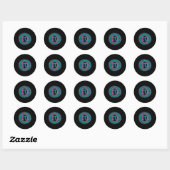 Boho Pi Dag 3.14 Wiskunde Geek 2 Ronde Sticker (Vel)