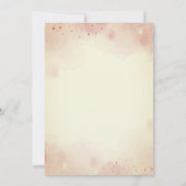 Boho picknick theepartij verjaardagsuitnodiging kaart (Achterkant)