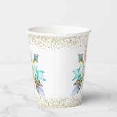 Boho Pijl Baby Shower Papieren Bekers (Rechts)