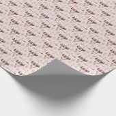 Boho pijlen en schedel, waterverf patroon. cadeaupapier (Hoek)