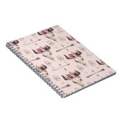 Boho pijlen en schedel, waterverf patroon. notitieboek (Rechterzijde)