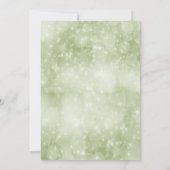 Boho Pine kegel tak Kerstmis feest corporate Kaart (Achterkant)