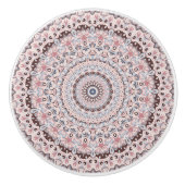 Boho Pink and Blue Mandala Pattern Keramische Knop (Voorkant)