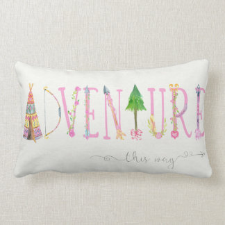 Boho Pink Baby Girl Adventure Teepee Sierkussen Kussen