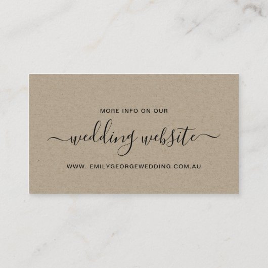 BOHO PINK CHRIST THORN CACTI BLOOM WEDDING WEBSITE VISITEKAARTJE (Achterkant)