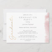 Boho Pink Dream Catcher Fotoafstudeerfeest Kaart (Voorkant)