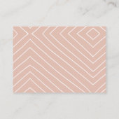 Boho Pink en Blush Book Request Informatiekaartje (Achterkant)