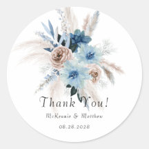 Boho Pink en Navy Peony Bouquet Wedding