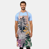 Boho Pink en Navy Schort (Gedragen)