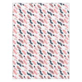 Boho Pink Feathers Tafelkleed (Voorkant)