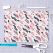 Boho Pink Feathers Tissuepapier (Craft)