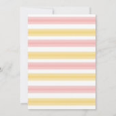 Boho Pink Gold Dreamweaver Baby shower Uitnodiging (Achterkant)