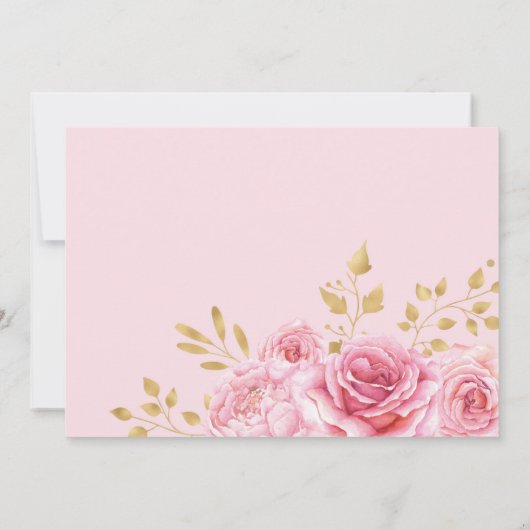 Boho Pink Gold Rozen Dream Catcher Slumber Kaart (Achterkant)