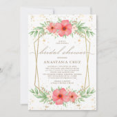 Boho Pink & Ivory Greenery Floral Vrijgezellenfees Kaart (Voorkant)