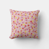 Boho Pink Modern Floral patroon Kussen (Voorkant)