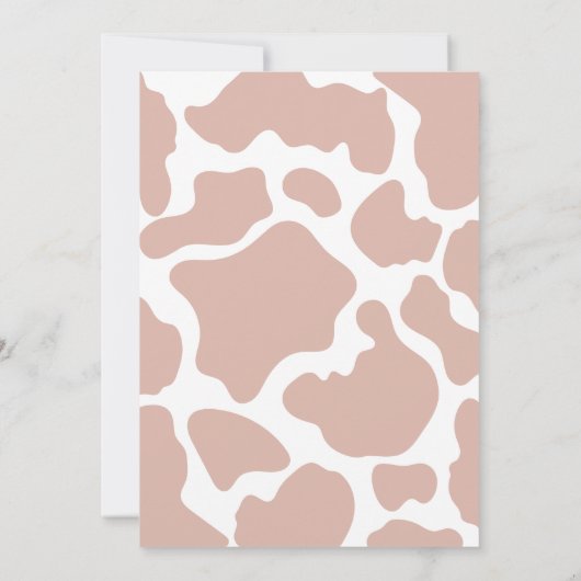 Boho Pink Modern Girls Eerste Rodeo 1e verjaardag Kaart (Achterkant)