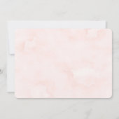 Boho Pink Peony Pampas zal je mijn Bridesmaid zijn Kaart (Achterkant)