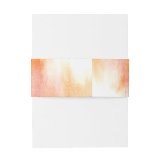 Boho Pink Pop Freesia Sunset Script Uitnodigingen Wikkel (Achterkant Voorbeeld)