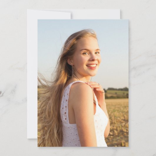 Boho Pink Rainbow Modern 16th Birthday Party Kaart (Achterkant)