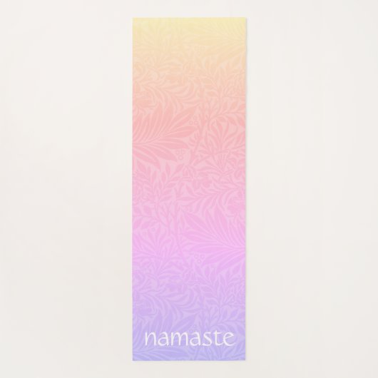 Boho Pink Rainbow Yogamat (Achterkant)