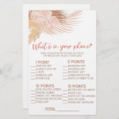 Boho Pink Wat is er in de telefoon Vrijgezellenfee Briefpapier (Voorkant / Achterkant)