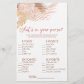 Boho Pink Wat is er in Purse Vrijgezellenfeest spe Briefpapier (Voorkant)