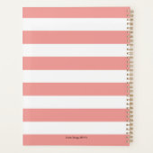 Boho Pink Wild Flowers Patroon | Planner (Achterkant)