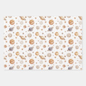 Boho planeten, sterren en ruimte inpakpapier vel (Voorkant 2)