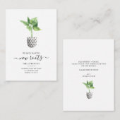 Boho Plant Adreswijziging Verhuisbericht Notitiekaartje (Voorkant / Achterkant)