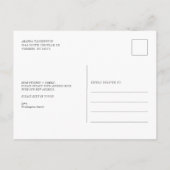 Boho Plant We hebben adreswijziging verplaatst Aankondigingskaart (Achterkant)