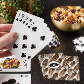 Boho Poker Cards – gepersonaliseerde Monogram Brui Pokerkaarten (Insitu)