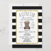 Boho Pom Poms Beer welp Baby shower Kaart (Voorkant)