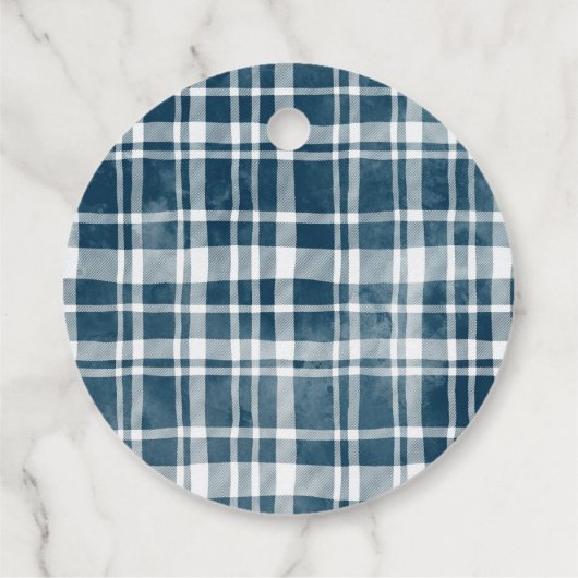 Boho Pompoen Blauw Bloemen Baby shower Bedankjes Labels (Achterkant)