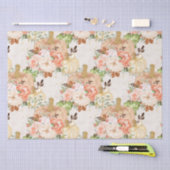 Boho pompoen bloemen polka stippen tissuepapier (Craft)