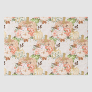 Boho pompoen bloemen polka stippen tissuepapier