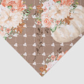 Boho pompoen harten bloemen tissuepapier (Detail)